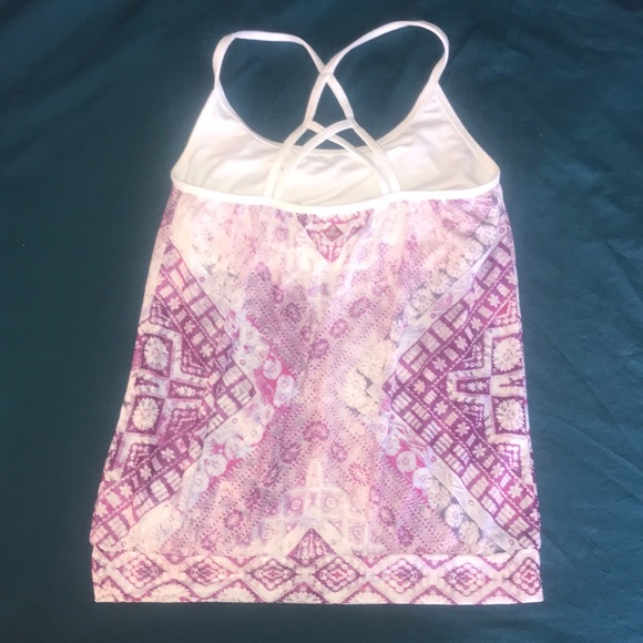 prAna Meadow Tank/Yoga top in orchid burst XS NWT - Picture 6 of 8